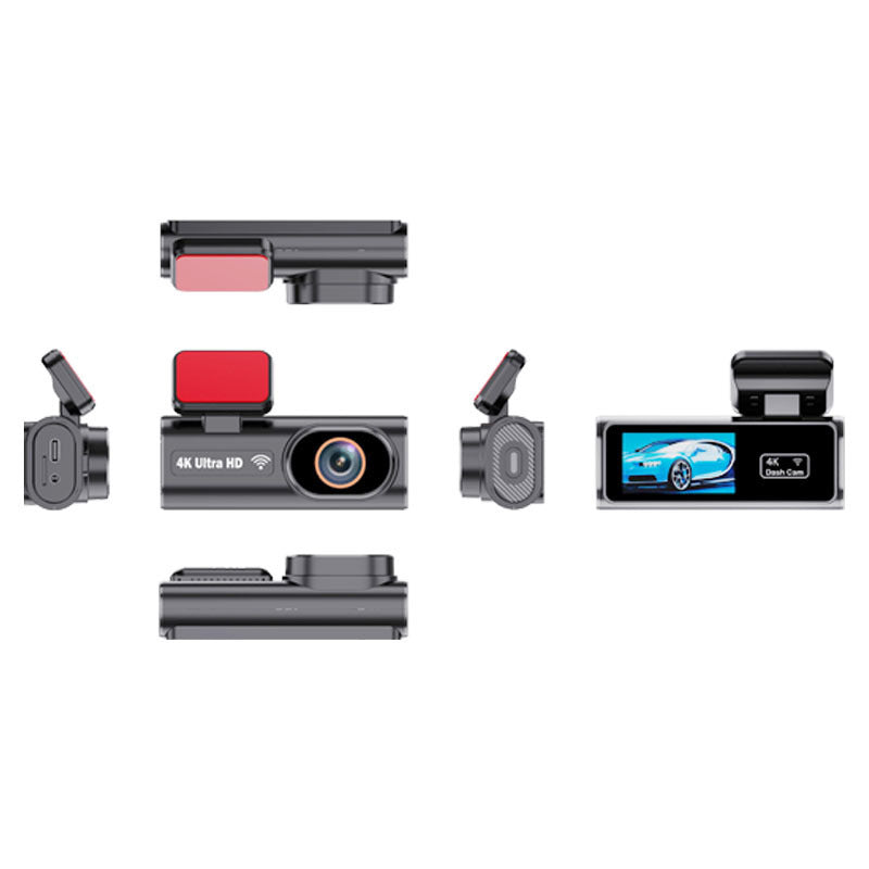 Dashcam 4K WiFi – Double Enregistrement, Écran 1,97", Vision Nocturne & Mode Parking