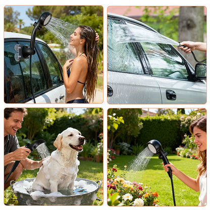 Douche Portable Camping 6000mAh – Pompe Rechargeable avec Affichage