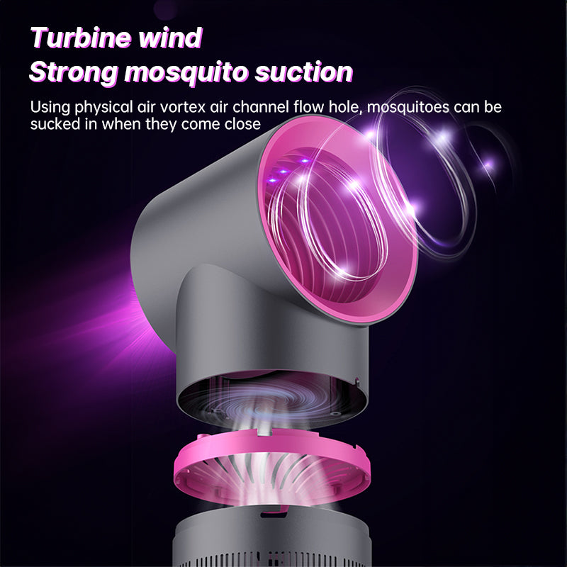 Lampe Anti-Moustiques USB Silencieuse – Piège à Insectes Portable, Sans Produit Chimique