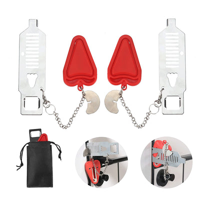Verrou de Porte Portable Anti-Vol – Sécurité Voyage & Hôtel