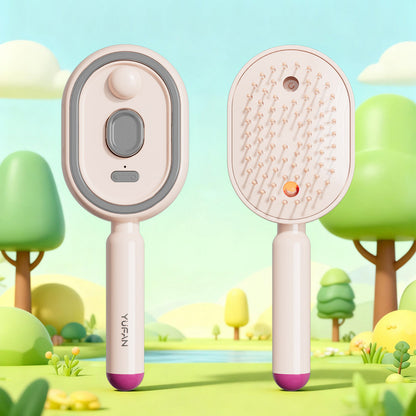Brosse à cheveux vapeur ionique électrique – Lissage sans résidu
