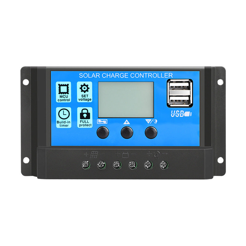 Solar controller fully automatic lead-acid battery 12v24v street lamp intelligent charging and discharging system