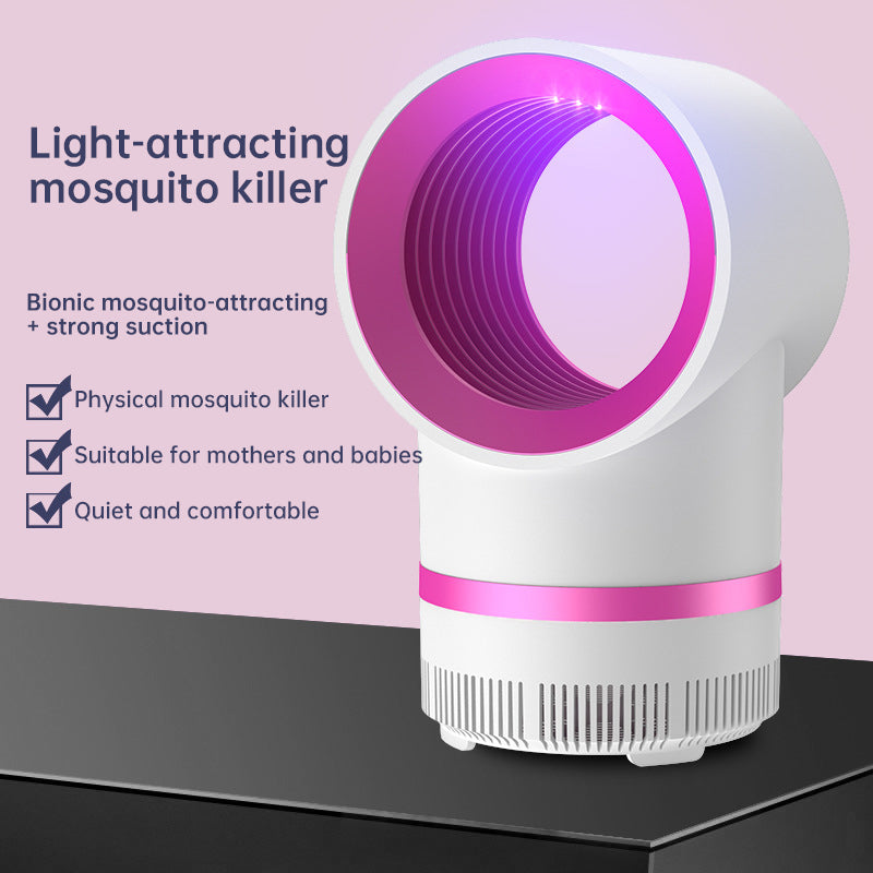 Lampe Anti-Moustiques USB Silencieuse – Piège à Insectes Portable, Sans Produit Chimique
