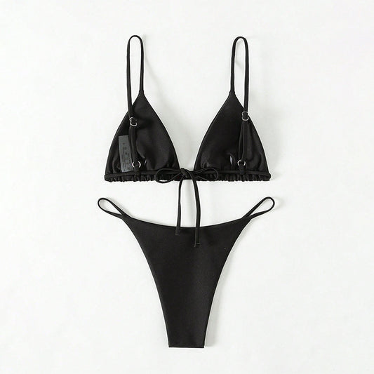 Bikini Deux Pièces Femme – Bretelles Sexy Séchage Rapide Plage