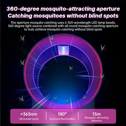 Lampe Anti-Moustiques USB Silencieuse – Piège à Insectes Portable, Sans Produit Chimique