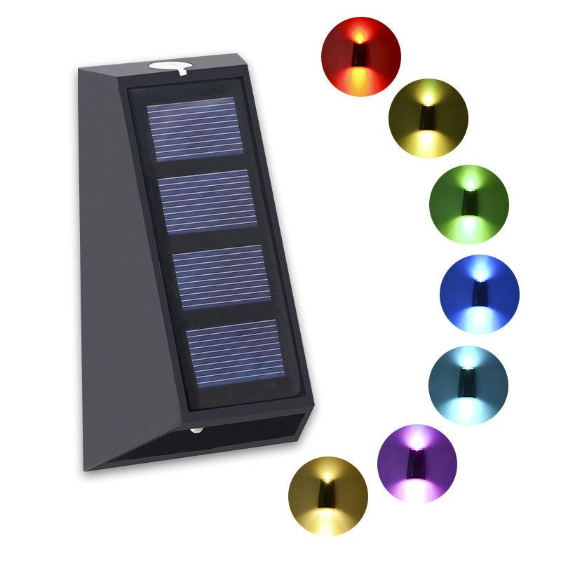 Applique Solaire Murale N771 – Éclairage Haut & Bas | IP65 | Jardin & Clôture