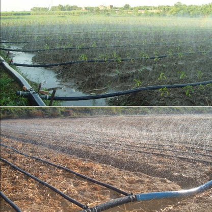Tuyau d’Irrigation par Aspersion Φ32mm – Ruban Souple PE 0 à 7 Trous, 5m à 100m