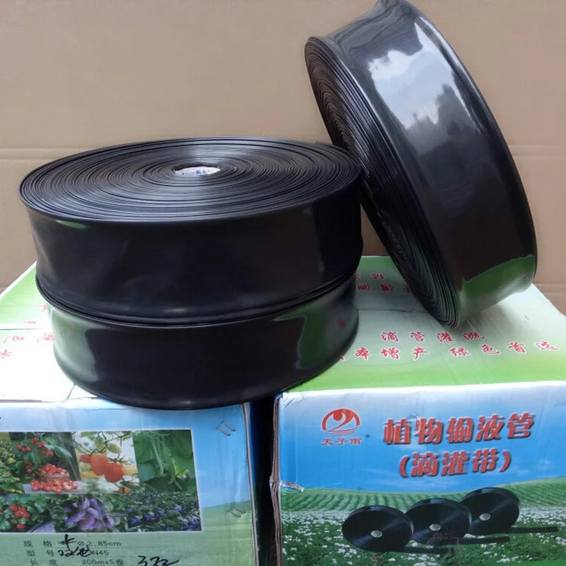 Tuyau d’Irrigation par Aspersion Φ32mm – Ruban Souple PE 0 à 7 Trous, 5m à 100m