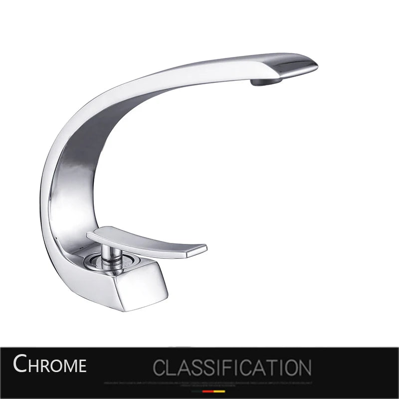 Robinet Lavabo Noir Mat Mitigeur Monotrou Design Moderne Chrome - Mitigeur Vasque Élégant