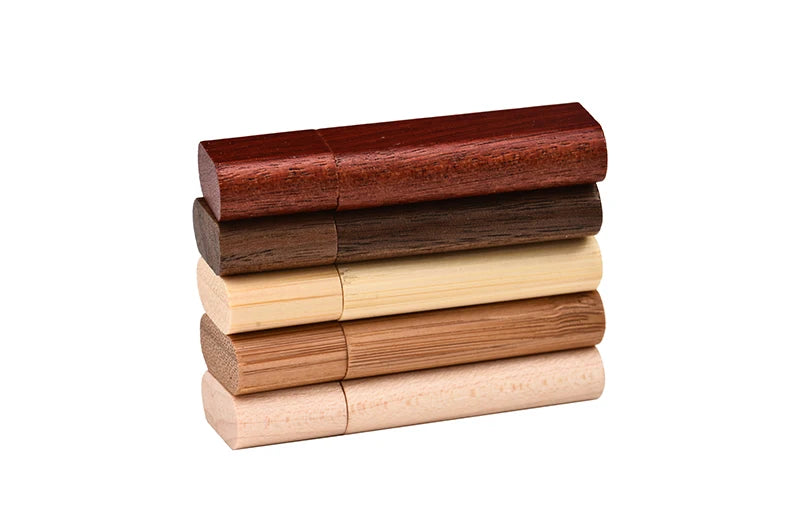 Clé USB en Bois Personnalisée – Logo Gratuit | 4 à 128 Go | Coffret Cadeau