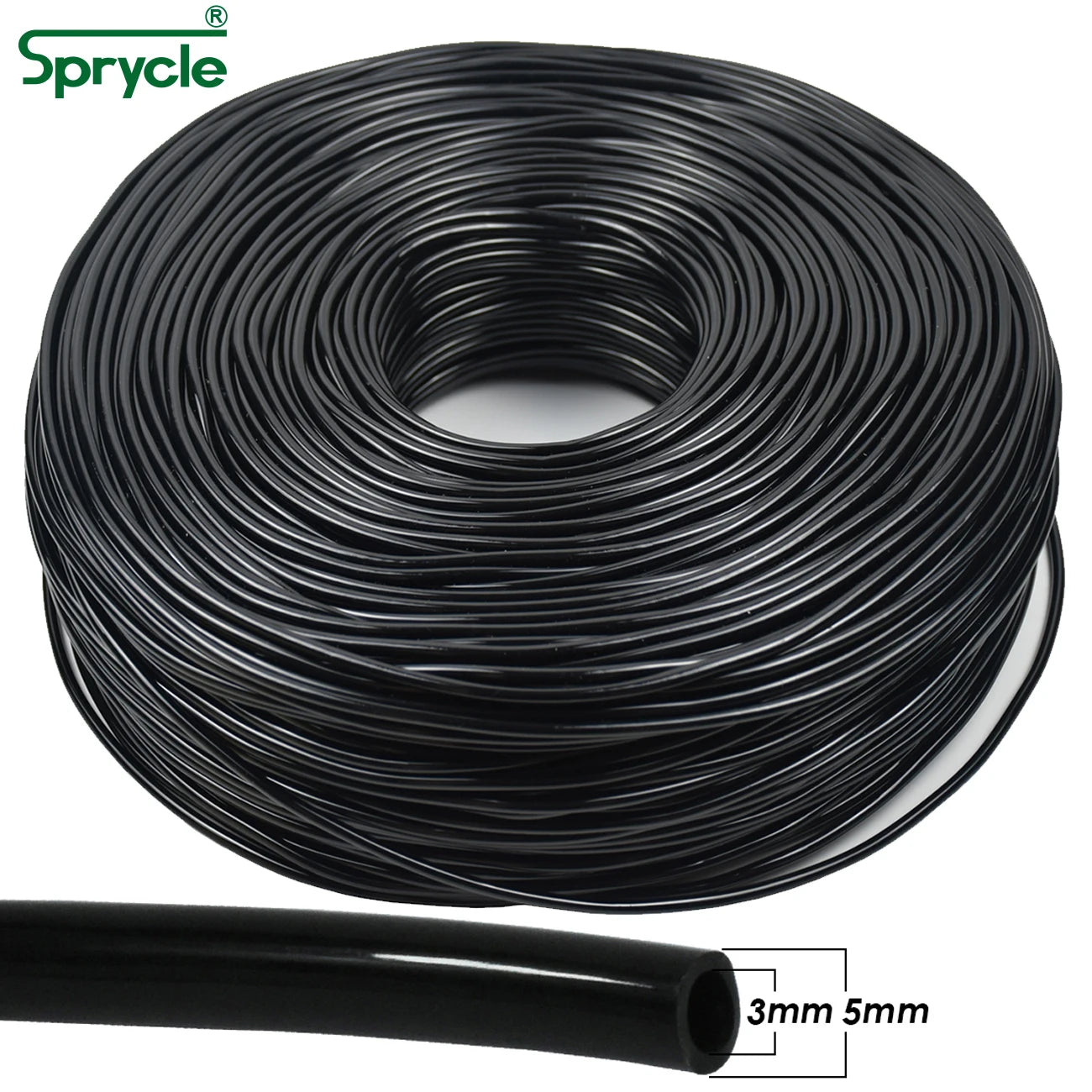 Kit Micro-Irrigation Goutte-à-Goutte SPRYCLE – Tuyau PVC 3/5mm avec Connecteur et Goutteurs (5M à 140M)