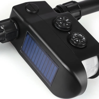 Solar Powered Motion Activated Animal Bird Mouse Repellent Garden Lawn Sprinkler  invading animal away from the garden orchard