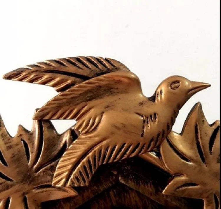 Horloge Coucou Murale 14" Licorne Enfant Alarme Jour Nuit Décoration Chambre Salon