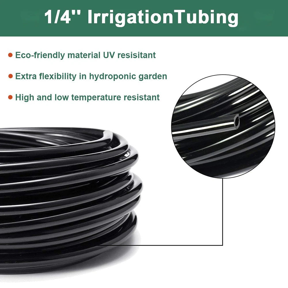 Tuyau PVC 4/7mm pour Micro-Irrigation Goutte-à-Goutte – Serre, Potager & Jardin (5M à 20M)
