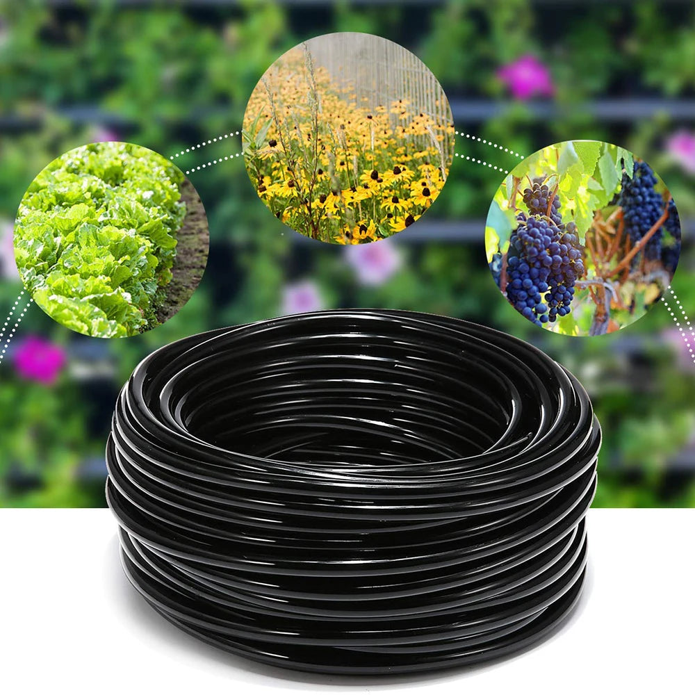 Tuyau PVC 4/7mm pour Micro-Irrigation Goutte-à-Goutte – Serre, Potager & Jardin (5M à 20M)