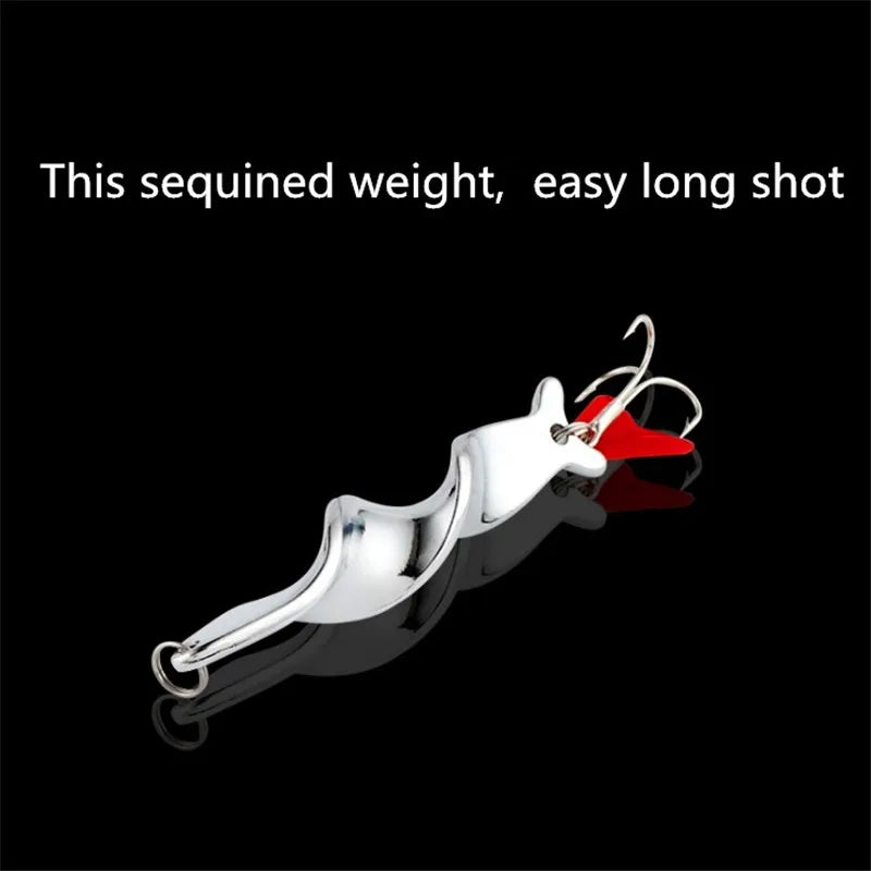 Leurre Pêche Spinner Métal Rotatif 10g 14g 21g 28g Cuillère Tournante Truite Brochet