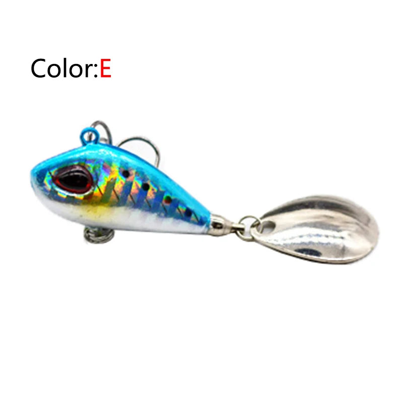 Leurre Pêche VIB Métal Cuillère 6g 10g 17g 25g Vibration Spinner Crankbait Carnassier Brochet Perche