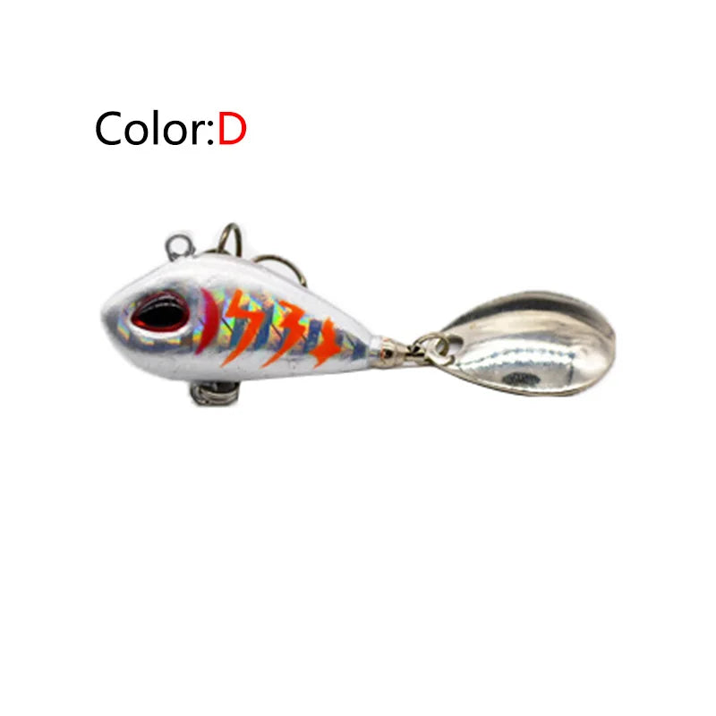 Leurre Pêche VIB Métal Cuillère 6g 10g 17g 25g Vibration Spinner Crankbait Carnassier Brochet Perche
