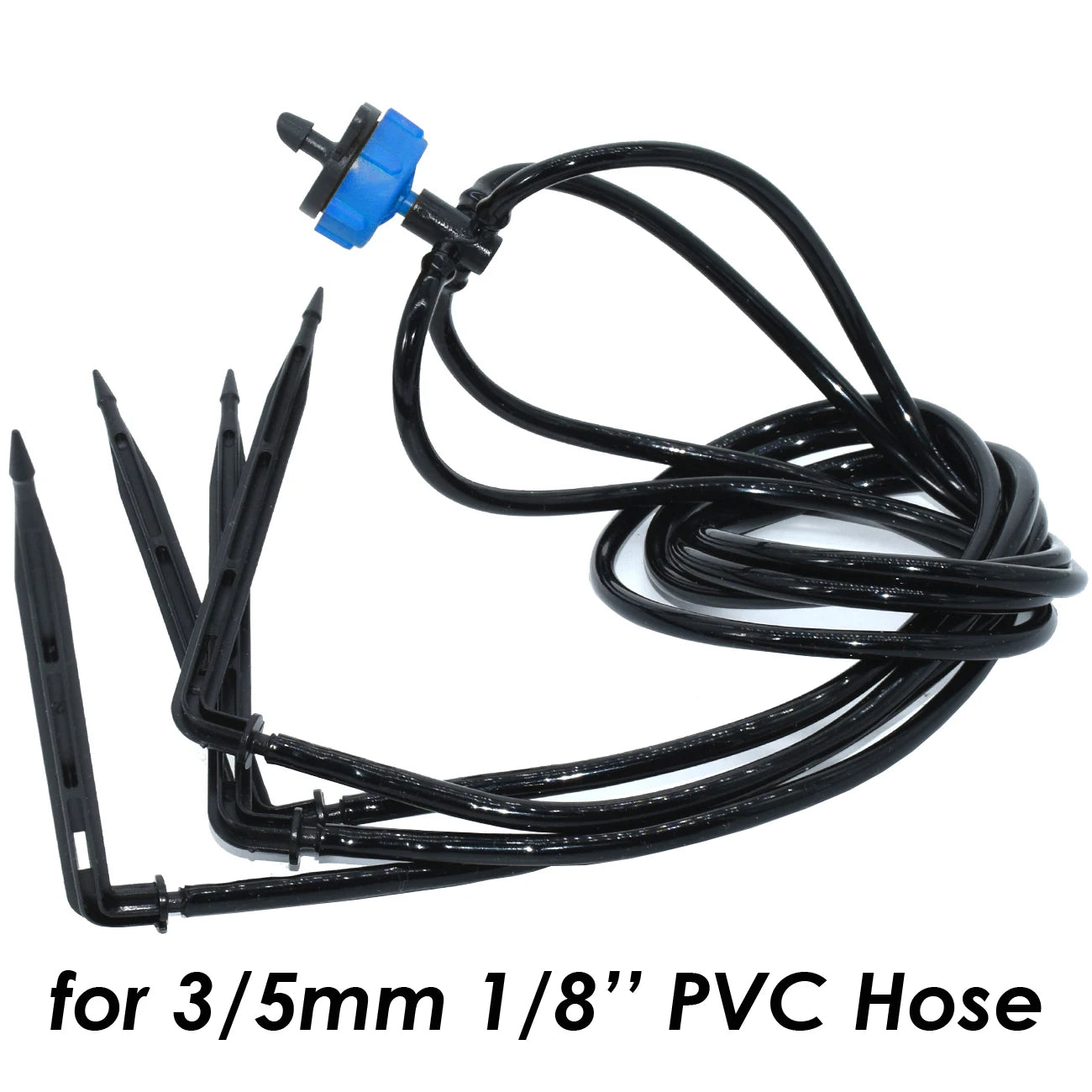 Kit Micro-Irrigation Goutte-à-Goutte SPRYCLE – Tuyau PVC 3/5mm avec Connecteur et Goutteurs (5M à 140M)