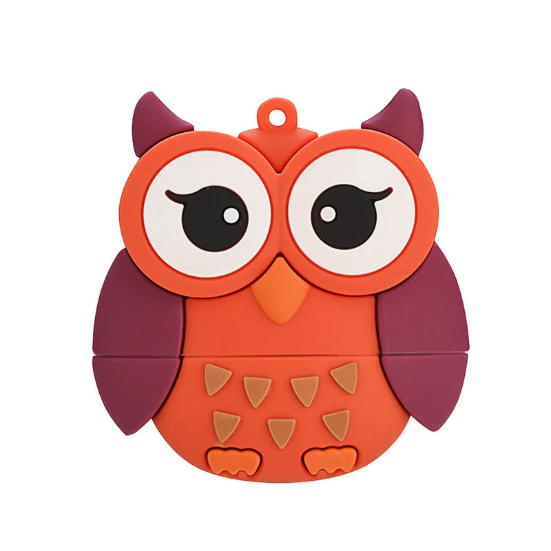 Clé USB Originale 32GB - Design Amusant Abeille Renard Hibou