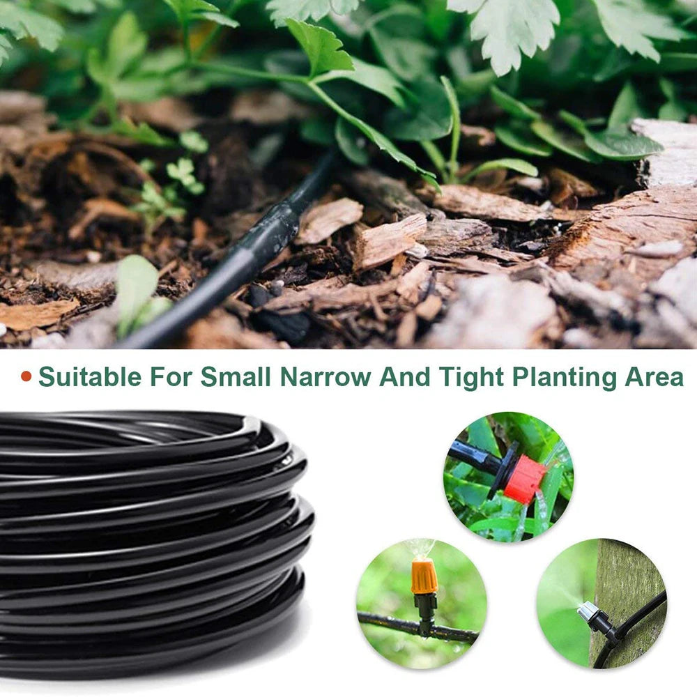 Tuyau PVC 4/7mm pour Micro-Irrigation Goutte-à-Goutte – Serre, Potager & Jardin (5M à 20M)