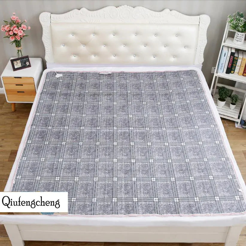 Couverture Chauffante Électrique 150x180cm 220V Plaid Chauffant Tapis Chauffant Lit