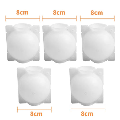 Boîtes de Marcottage Aérien PP – Lot de 5 | Ø5cm ou Ø8cm | Bouturage Facile