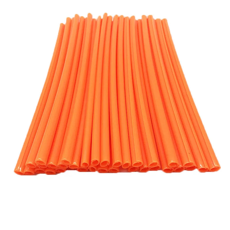 New Motorcycle 72Pcs Wheel Rim Spoke Wrap Kit Skin Cover For Motocross Dirt Pit Bike Enduro