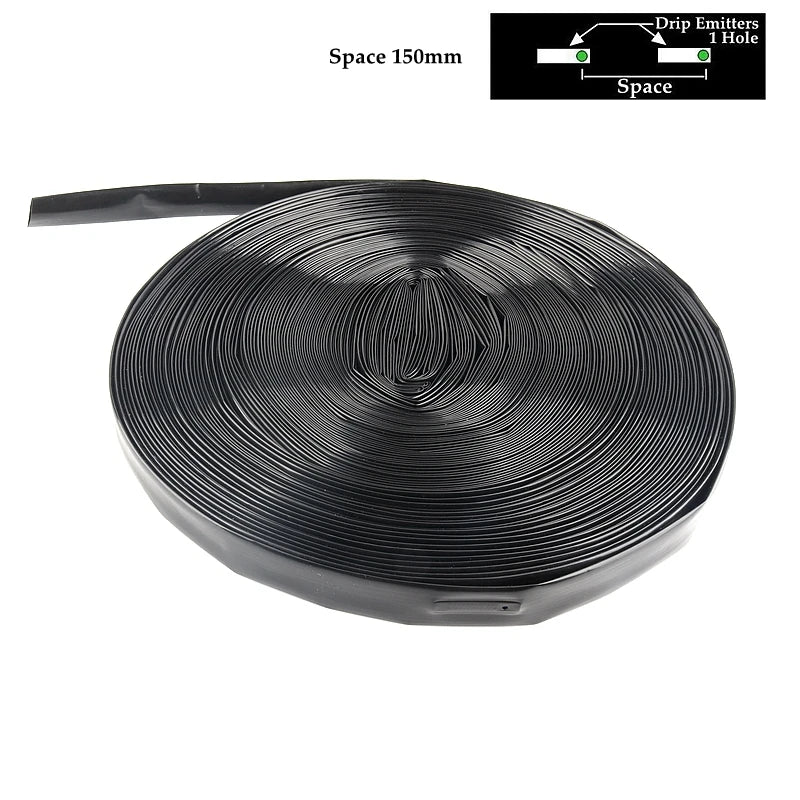 Ruban Goutte-à-Goutte PE 16mm avec Connecteurs – Irrigation Micro-Perforée, Espacement 10 à 40cm, 20m à 100m
