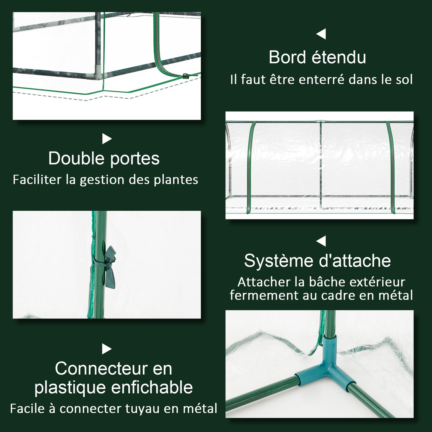 Mini Serre de Jardin Outsunny 