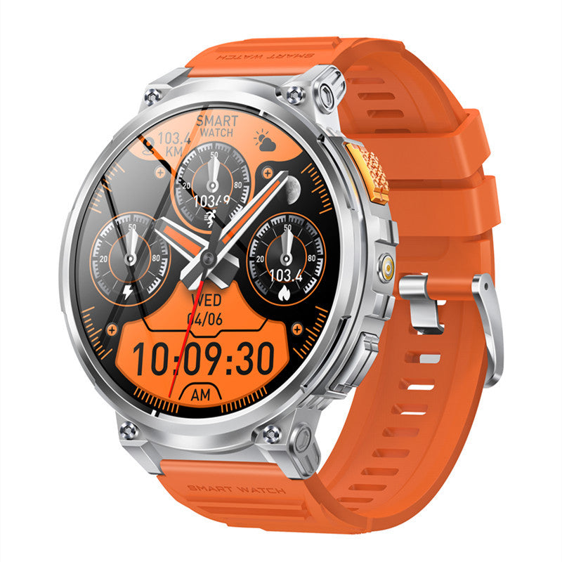 Montre Connectée Outdoor K66 - Lampe Torche Intégrée, Sport Extrême, Étanche - Homme
