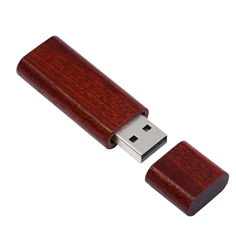 Clé USB en Bois Personnalisée – Logo Gratuit | 4 à 128 Go | Coffret Cadeau
