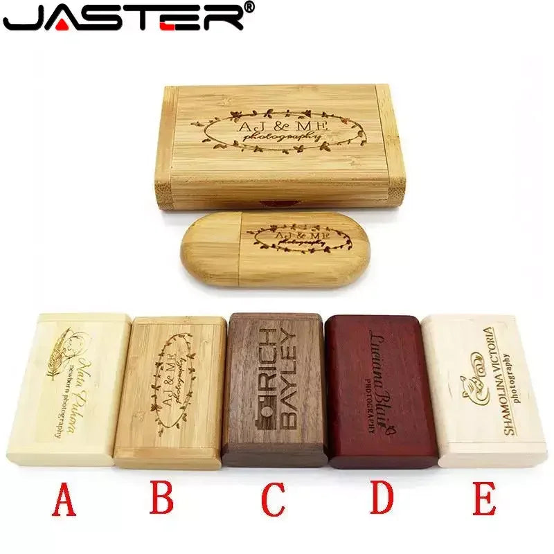 Clé USB en Bois JASTER – 4Go à 128Go | Cadeau Original Personnalisable