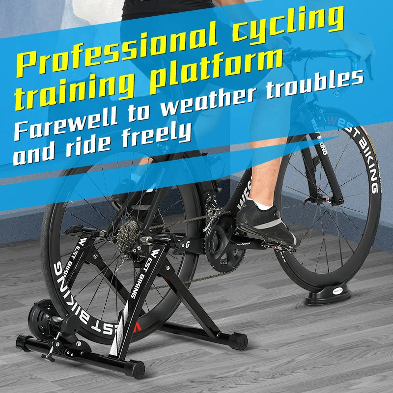 Home Trainer Vélo Route VTT - Rouleau Cyclisme Intérieur Entraînement Domicile