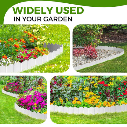 Bordure de Jardin Emboîtable en PP – Séparation Pelouse, Allée et Massif, Décoration Extérieure