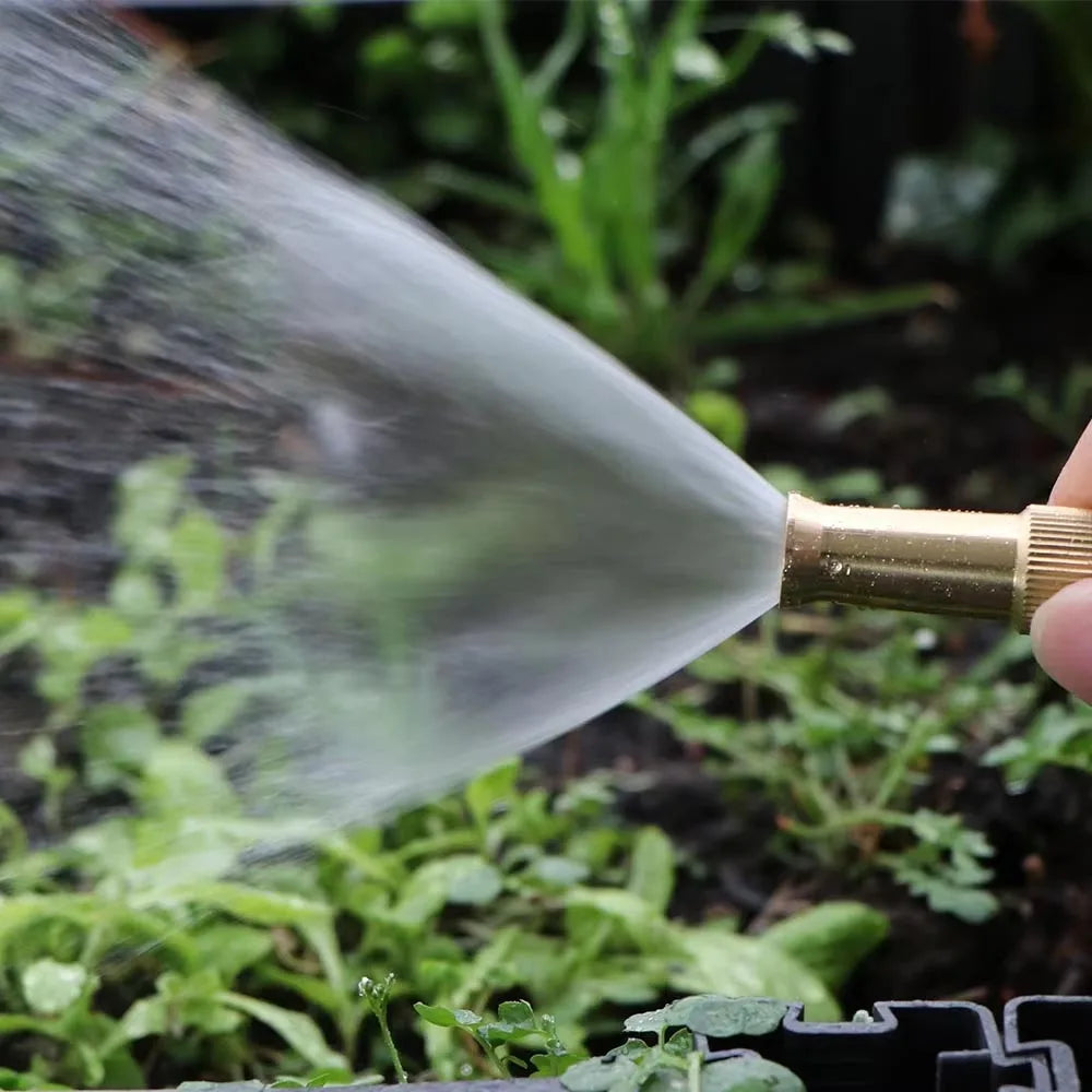 Pistolet d'Arrosage Laiton Haute Pression avec Vanne à Bille – Jardin, Voiture & Irrigation