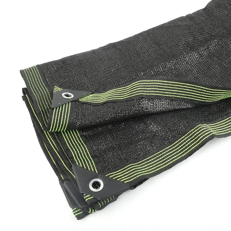Filet d'Ombrage HDPE Noir 4/6/12PIN – Pare-Soleil Anti-UV 50~90% | Jardin, Serre, Pergola
