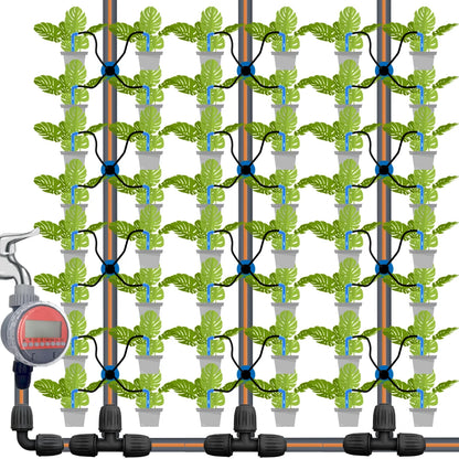 Kit d’Irrigation Goutte-à-Goutte 2 ou 4 Voies – Flèches Drip 3/5mm pour Pot, Jardin et Serre