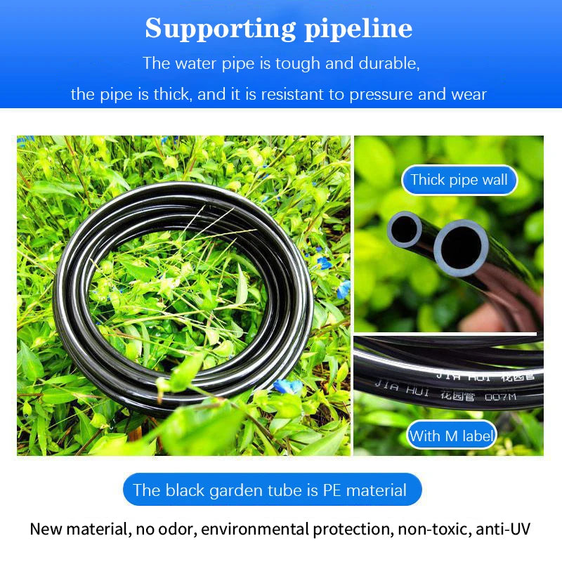 Kit d'Irrigation Automatique 5-20M - Arroseur Rotatif Buse Cuivre Jardin Balcon