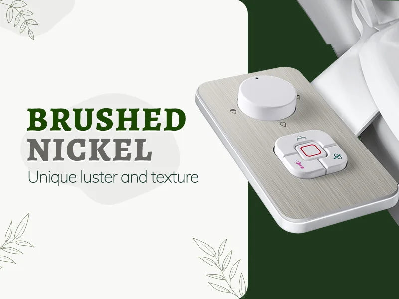 Douchette WC Bidet Ultra-Fine - Accessoire Toilette Non-Électrique Double Buse