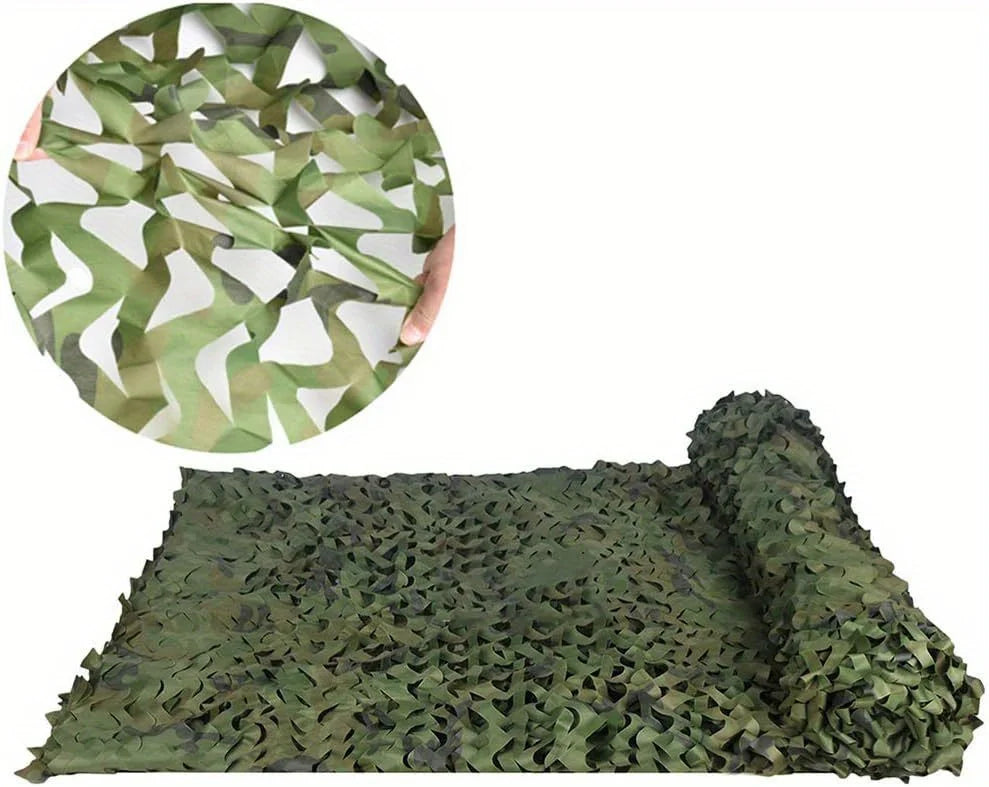 Filet de Camouflage Oxford 150D – Chasse, Camping, Ombrage | 4 Coloris & 4 Tailles