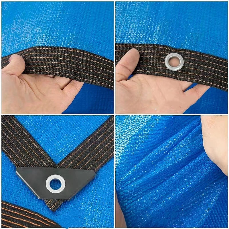 Filet d’ombrage HDPE 12 broches anti-UV – 80-95% ombrage | Jardin, Balcon, Piscine, Serre