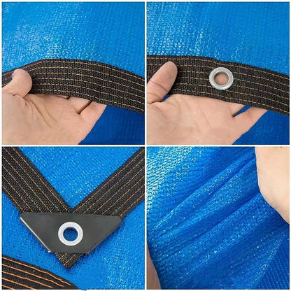 Filet d’ombrage HDPE 12 broches anti-UV – 80-95% ombrage | Jardin, Balcon, Piscine, Serre