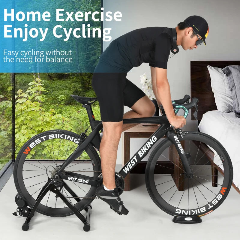 Home Trainer Vélo Route VTT - Rouleau Cyclisme Intérieur Entraînement Domicile