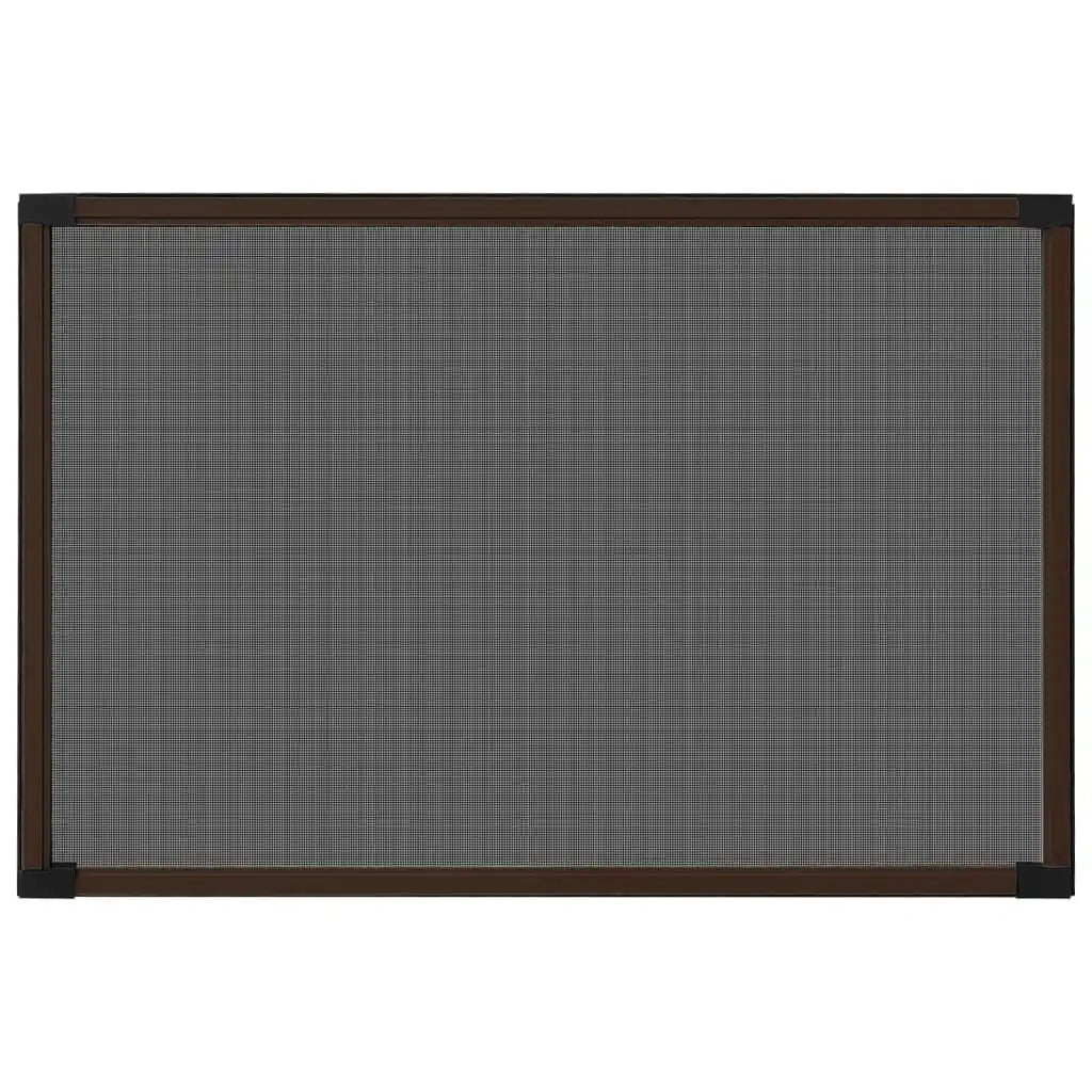Moustiquaire Extensible pour Fenêtre vidaXL – Cadre Aluminium, (75-143)x50 cm, Sans Perçage