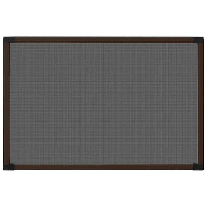 Moustiquaire Extensible pour Fenêtre vidaXL – Cadre Aluminium, (75-143)x50 cm, Sans Perçage