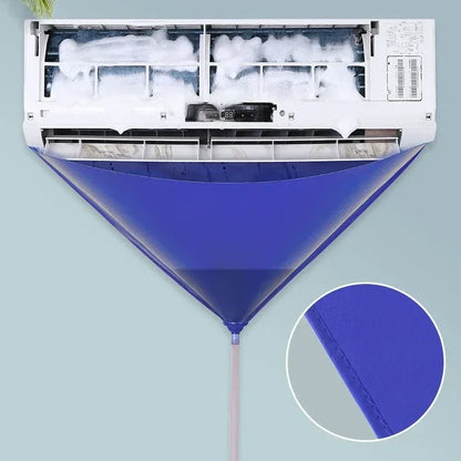 Kit de Nettoyage Climatiseur Mural – Housse Étanche avec Tuyau d'Évacuation