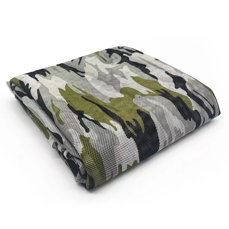 Filet de Camouflage 300D – Tissu Mesh Polyester 1,5x1M | Chasse, Camping, Décoration Jardin