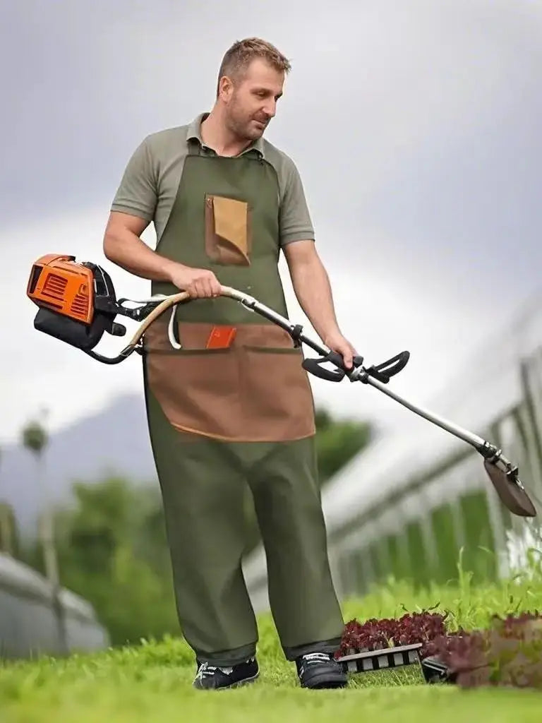 Tablier de Jardinage Imperméable – Poches Multiples, Genoux Renforcés, Réglable, Homme & Femme