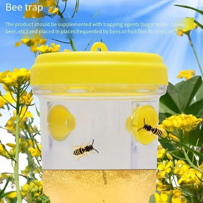 Piège à Insectes Transparent Extérieur – Mouches, Guêpes, Frelons | Avec Couvercle